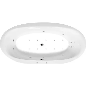 Vana Stadium Hydro-Air hydromasážní vana, 190x95x46 cm, bílá 82111HA