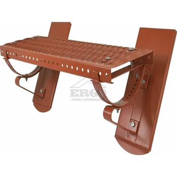 ERGO Stoupací komplet pro bobrovku – rošt 25 x 80 cm - cihlově červená