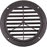 Větrací plastová mřížka kulatá o164 mm černá