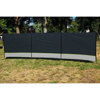 Příslušenství ke karavanu Větrná clona REIMO TENT, 3 části, 5x1.4 m, světle šedá