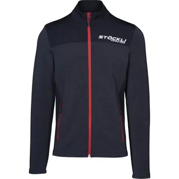 Pánská mikina STÖCKLI Pánská mikina Technostretch WRT, antracit, černá 2023/24 - 50, M