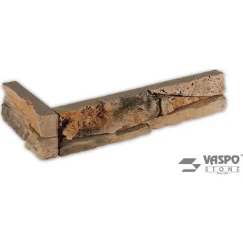 Obklad VASPO STONE - Obkladový kámen Skála Laugaricio hnědooranžová - rohový prvek