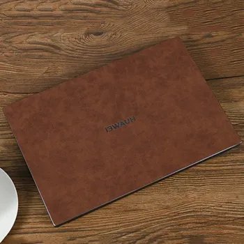 Pouzdro na tablet Luxusní Kožený Kryt Pro Huawei Matebook Barva: Hnědá, Varianta: Matebook 14 2020