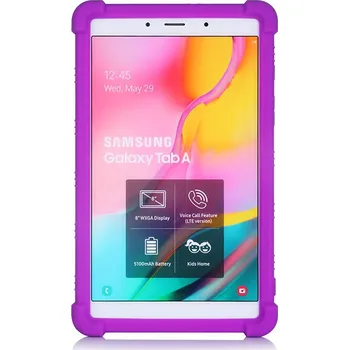 Pouzdro na tablet Silikonový Kryt Samsung Galaxy Tab A7 Lite 8,7 - Barevné Barva: Fialová