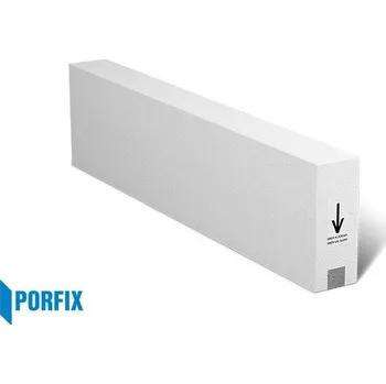 Pórobetonový zdicí materiál PORFIX Nenosný překlad 1250*250*150