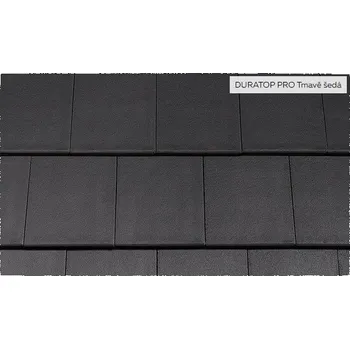 pálená krytina CREATON EURONIT KAPSTADT Taška základní 1/1 DURATOP PRO Tmavě šedá