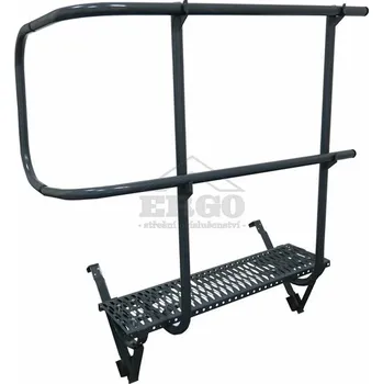 ERGO Stoupací komplet univerzální k zavěšení se zábradlím – boční - tmavě hnědá