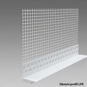 Stavební profil DEN BRAVEN Okenní profil LPE plast PVC 2m