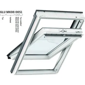 Okno VELUX Kyvné střešní okno GLU 0051 MK10