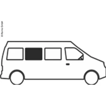 Příslušenství ke karavanu Boční posuvné okno CARBEST pro VW Crafter (2018- ), prostřední levé, 1455x702mm, tonované