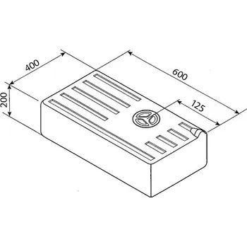 Příslušenství ke karavanu Nádrž na vodu 47L 600mm 4-17