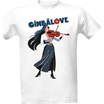 Tričko s potiskem Houslistka 3 pánské