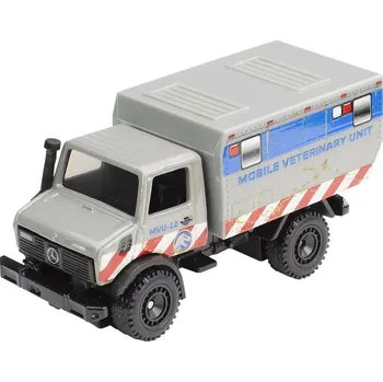 autíčko Mercedes-Benz Unimog U 1300L z filmu Jurský svět 1:64 - Hot Wheels Mercedes Unimog U 1300L Jurassic World - model auta 1/64
