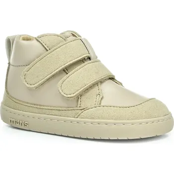 Dětská treková obuv MURIS Sintra Mini dětské celoroční barefoot boty, Taupe Velikost: 26