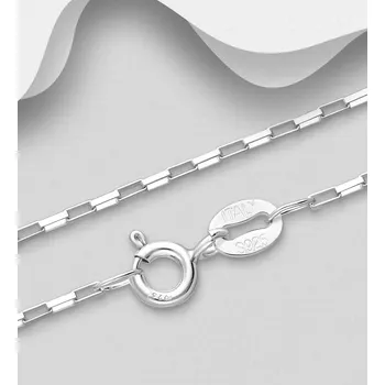 Řetízek Řetízek ze stříbra 925, 1 mm široký