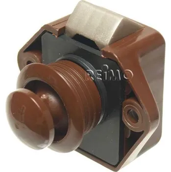 Příslušenství ke karavanu Zamykací systém Push Snap Mini kulatý 1 ks hnědá