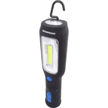 Svítilna Lampa LED COB 3W a 1LED, nabíjecí s magnetem - QUATROS QS16404