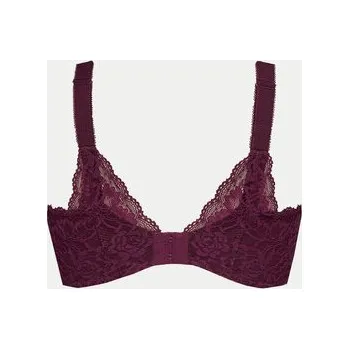 Podprsenka Aubade Podprsenka s kosticemi Rosessence HK12-2-6 Bordó 70E