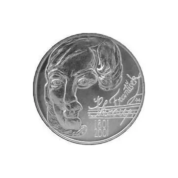 Stříbrná mince 200 Kč František Škroup 200. výročí narození 2001 Standard