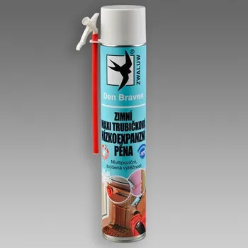 Stavebniny DEN BRAVEN Zimní maxi trubičková nízkoexpanzní pěna do -15 stup.C 825ml žlutá