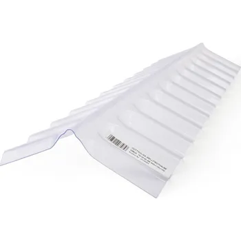 Průsvitná krytina GUTTA GUTTAGLISS Hřebenáč průhledný trapéz 70*18mm - pouze pro trapéz PVC čirý