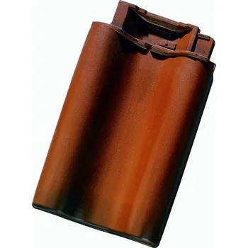 Střešní krytina TONDACH SENSATON 11 (Samba 11) Taška ukončovací levá hnědá engoba