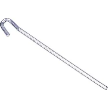 Příslušenství ke karavanu Sada stanových kolíků do tvrdé půdy 230xO7 mm, s hákem, 5ks