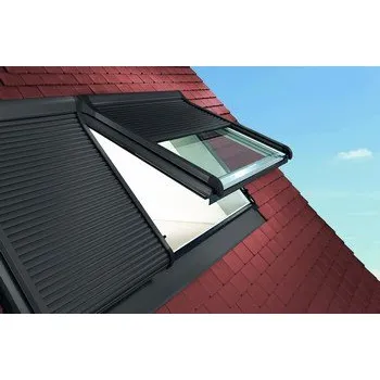 Roleta ROTO Venkovní lamelová roleta Designo ZRO E 074/140 .. 2 elektrická na stěnový přepínač