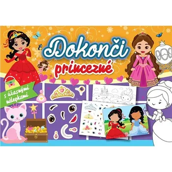 omalovánky Dokonči princezné Kniha