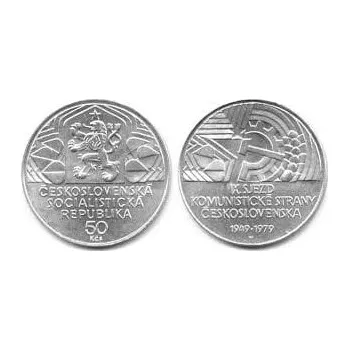 1979 - PAMĚTNÍ MINCE IX. SJEZD KSČ