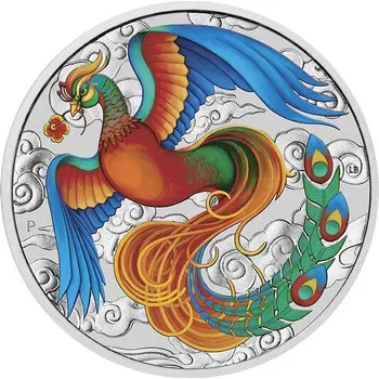 Perth Mint Stříbrná mince Chinese Myths and Legends - Phoenix 1 Oz 2022 Austrálie