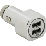 Zástrčka 2x USB 12-24V 5V(1.0;2.1A) METAL
