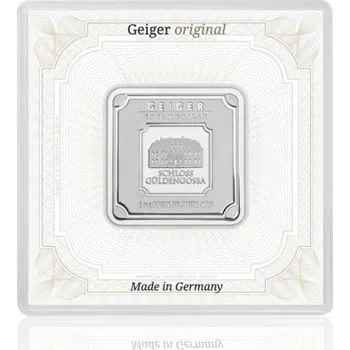 Geiger Edelmetalle (původní řada čtverců) 1 Oz