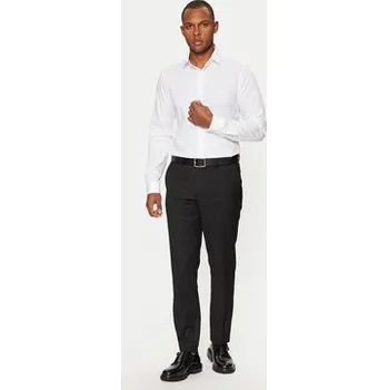 Pánská košile Calvin Klein Košile K10K113863 Bílá Slim Fit 44