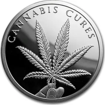 Sběratelství Silver Shield Proof- léčba konopí MiniMintage