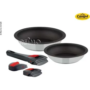 Pánev Pánve kempingové QuickClack, sada 5 ks