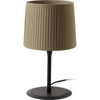 Lampička FARO SAMBA černá/skládaná zelená stolní lampa - FARO FARO 64311-40