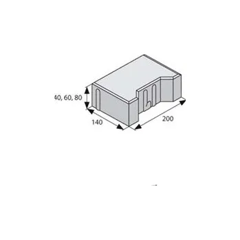 BEST BEATON kraj výška 40mm STANDARD přírodní