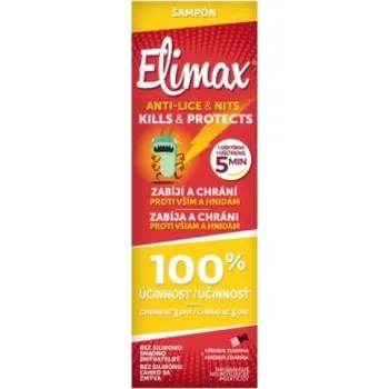 Šampon Elimax Účinný šampon 100ml + kovový hřeben