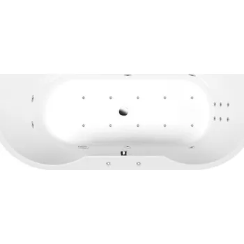 Vana IO Hydro-Air hydromasážní vana, 180x85x49 cm, bílá 16611HA