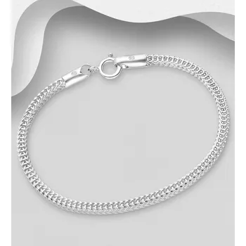 Náramek Hadí náramek ze stříbra 925 21,6 cm