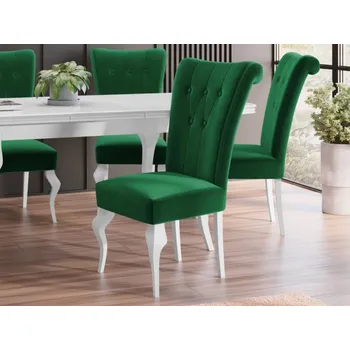 Jídelní židle ST63, Potah: Magic Velvet 2225, Barva dřeva: bílá MIRJAN 5903211381393
