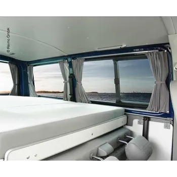 Příslušenství ke karavanu Zatemňovací závěs na zadní okna pro Mercedes Vito (2015-) bez vnitřního obložení dvouvrstvý šedý/černý