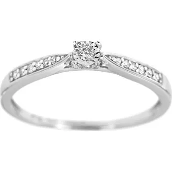 Prsten Zlatnictví U Kostela Diamantový prsten 727Wb 60 4260-23604793