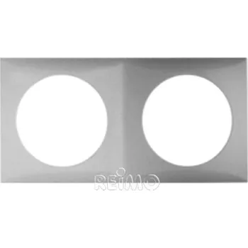 Příslušenství ke karavanu Rám zásuvkový Berker INTEGRO 2-cestný, matný chrom