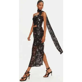 Dámská halenka ROTATE Halenka 113311100 Černá Slim Fit 36