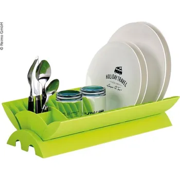 Organizace kuchyně Odkapávač na nádobí CAMP4, limetková, 41x25x9cm