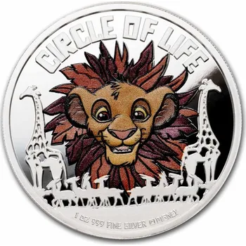 New Zealand Mint Lví král 30. – Kruh života $2 2024 Niue