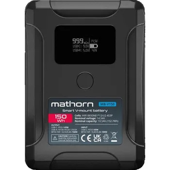 Mathorn MB-V150 USB-C akumulátor Smart V-mount 10500mAh (150Wh)