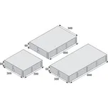 BEST BELEZA výška 60mm colormix sand SAMETOVÝ ULTRA UV